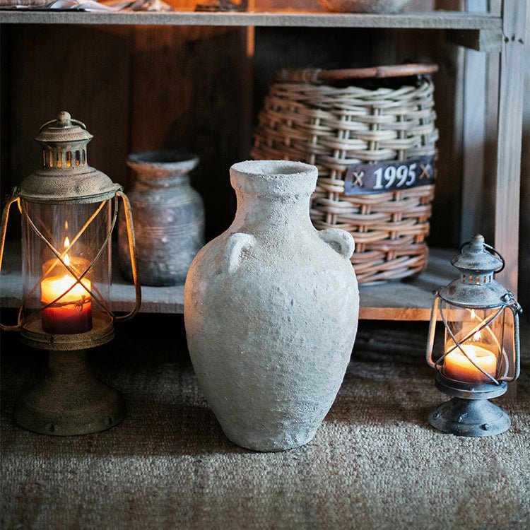 Zen Terracotta Vase for Dried Stems, view 5
