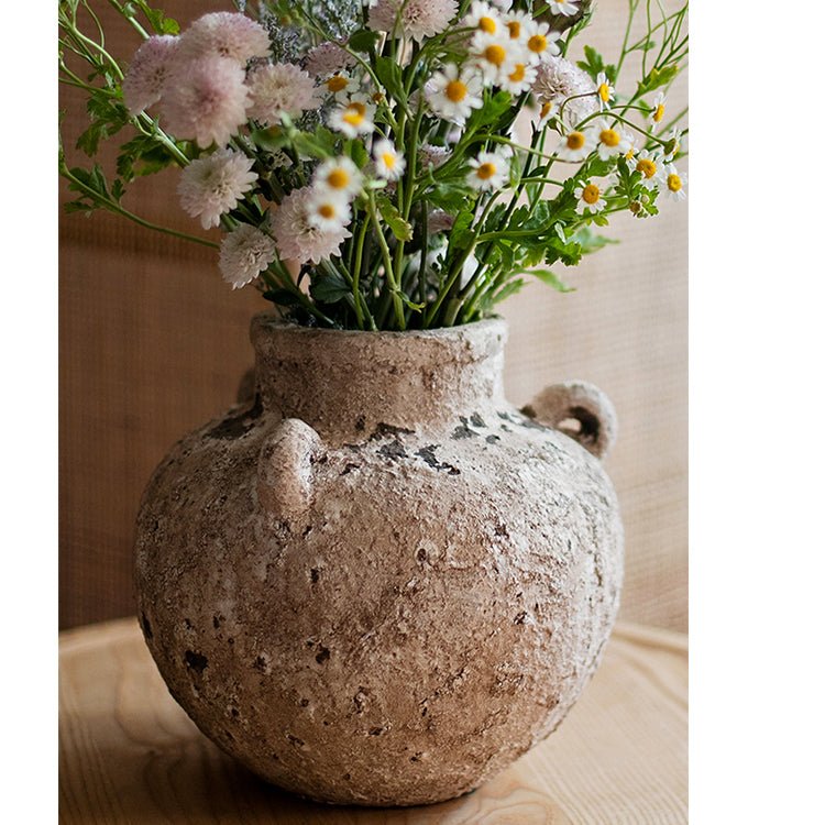 Zen Terracotta Vase for Dried Stems, view 7