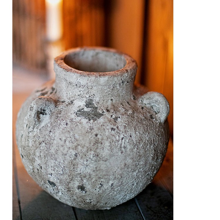 Zen Terracotta Vase for Dried Stems, view 8