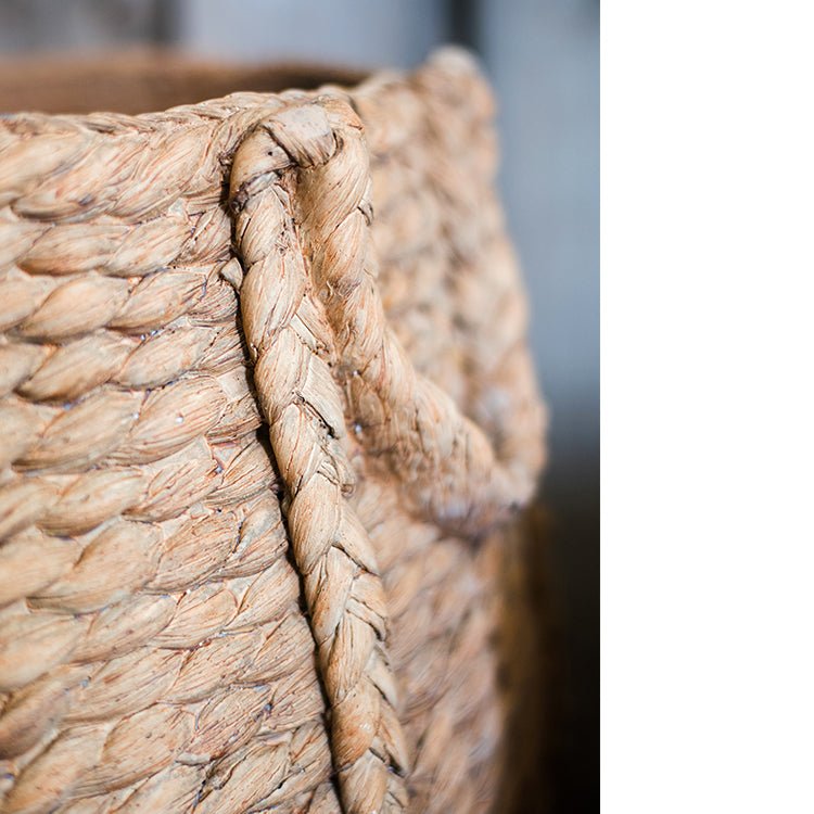 Braided Rope Effect Cement Planter, view 10