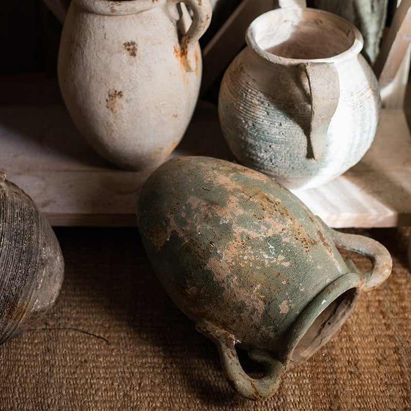 Aged Ancient-Style Jar, detail view