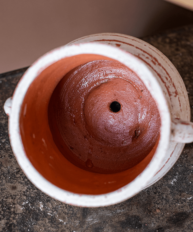 Terracotta Planter Vase with Handles, view 12