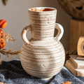 Terracotta Planter Vase with Handles, detail view