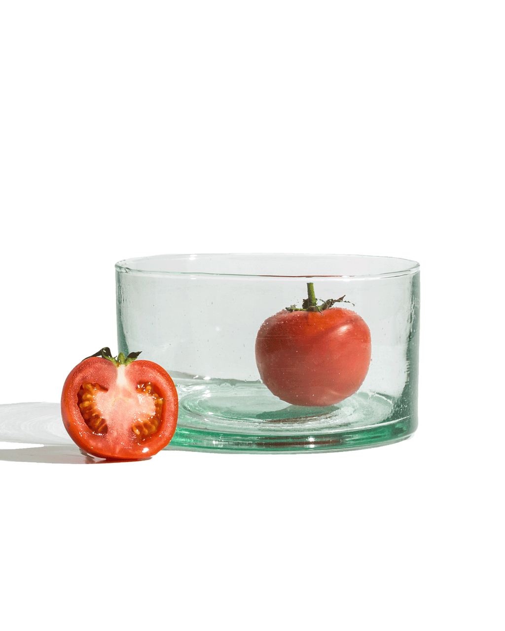 Kade Mouth-Blown Recycled Glass Bowl