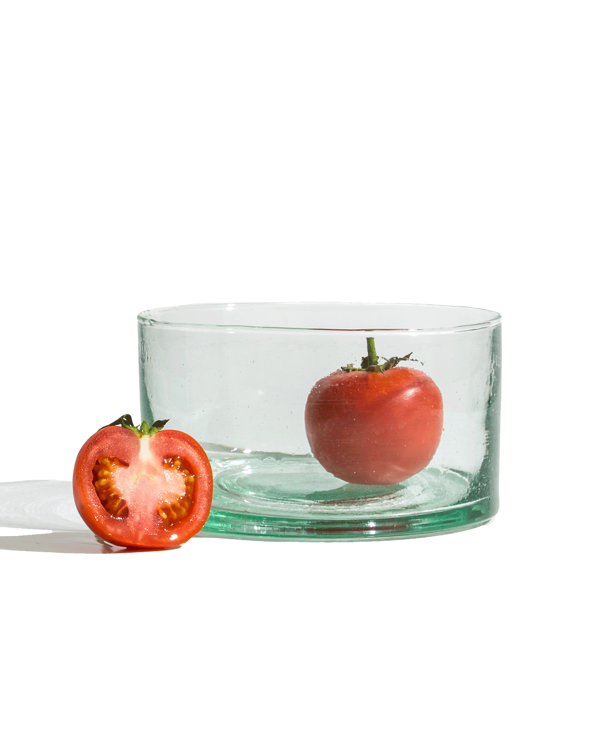 Kade Mouth-Blown Recycled Glass Bowl