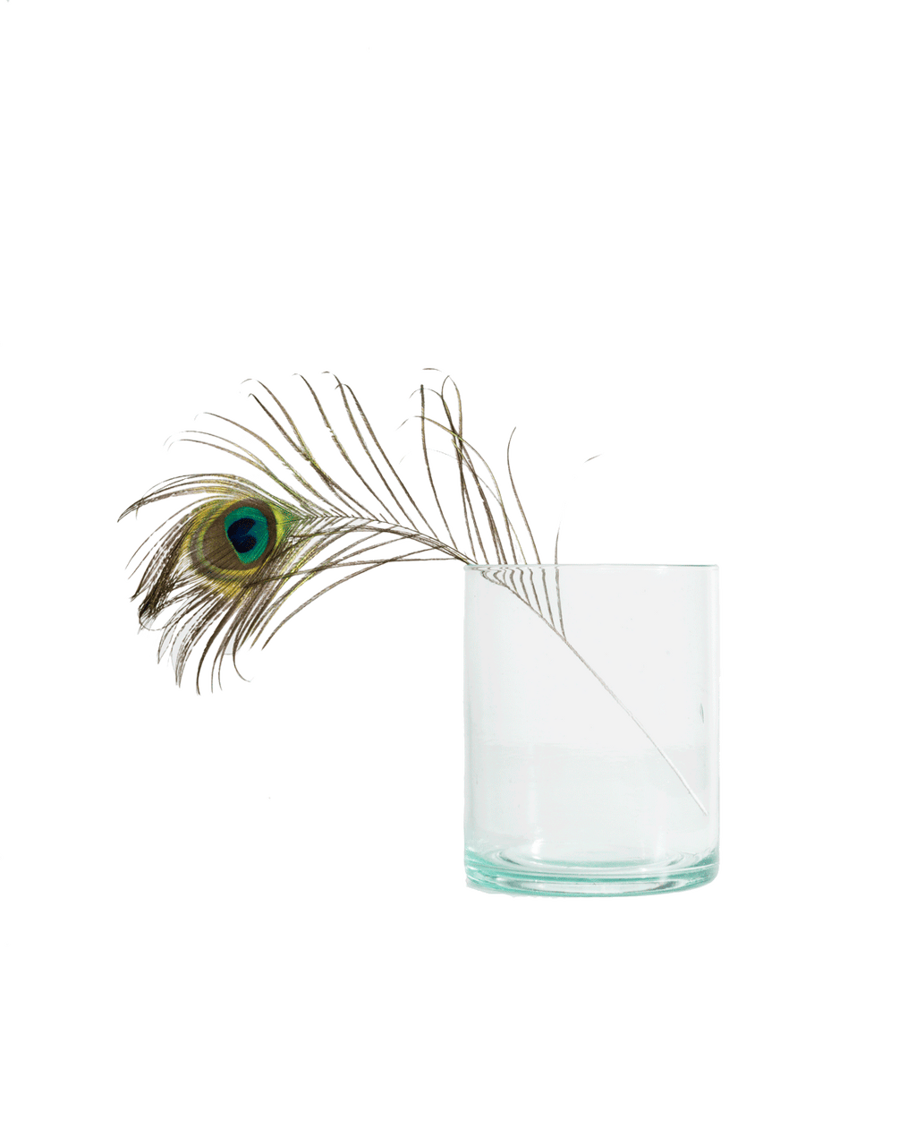 Mouth-Blown Recycled Glass Hurricane, view 5