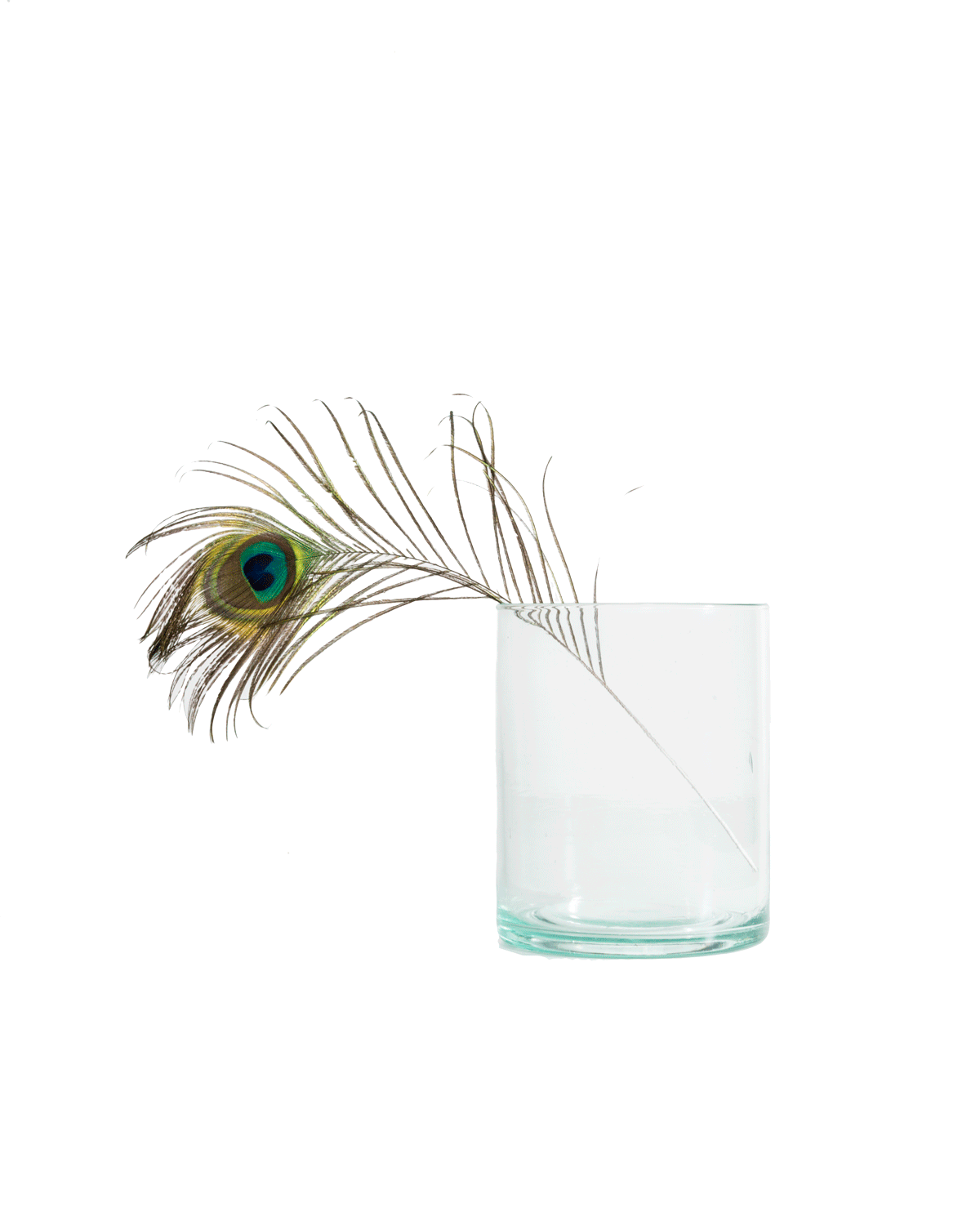 Mouth-Blown Recycled Glass Hurricane, view 5