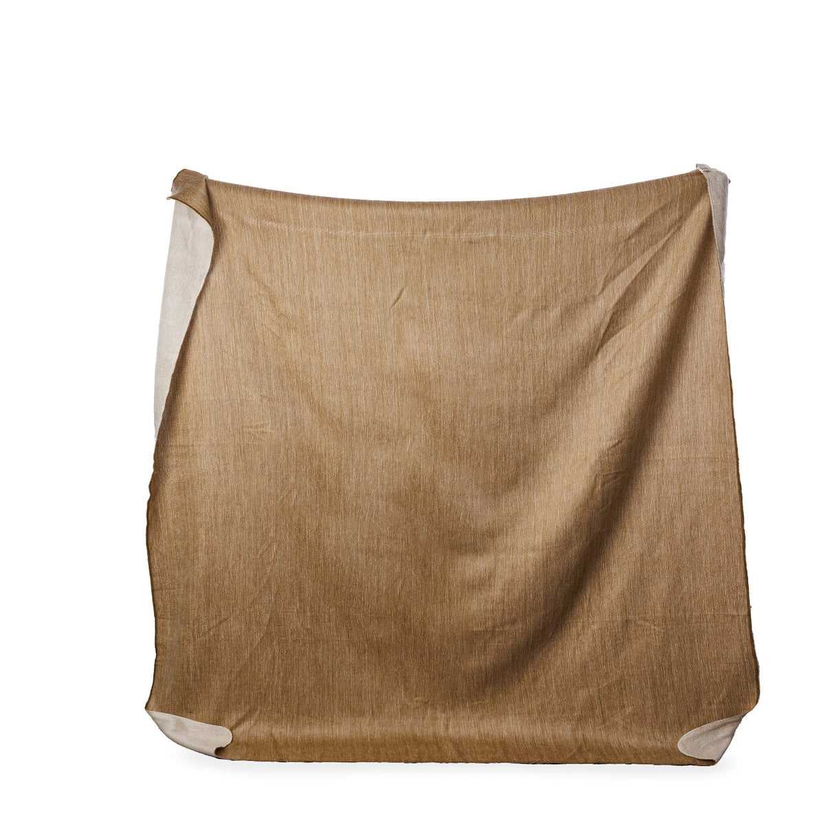 Kani Reversible Alpaca Throw, Camel and Cream, alternate view