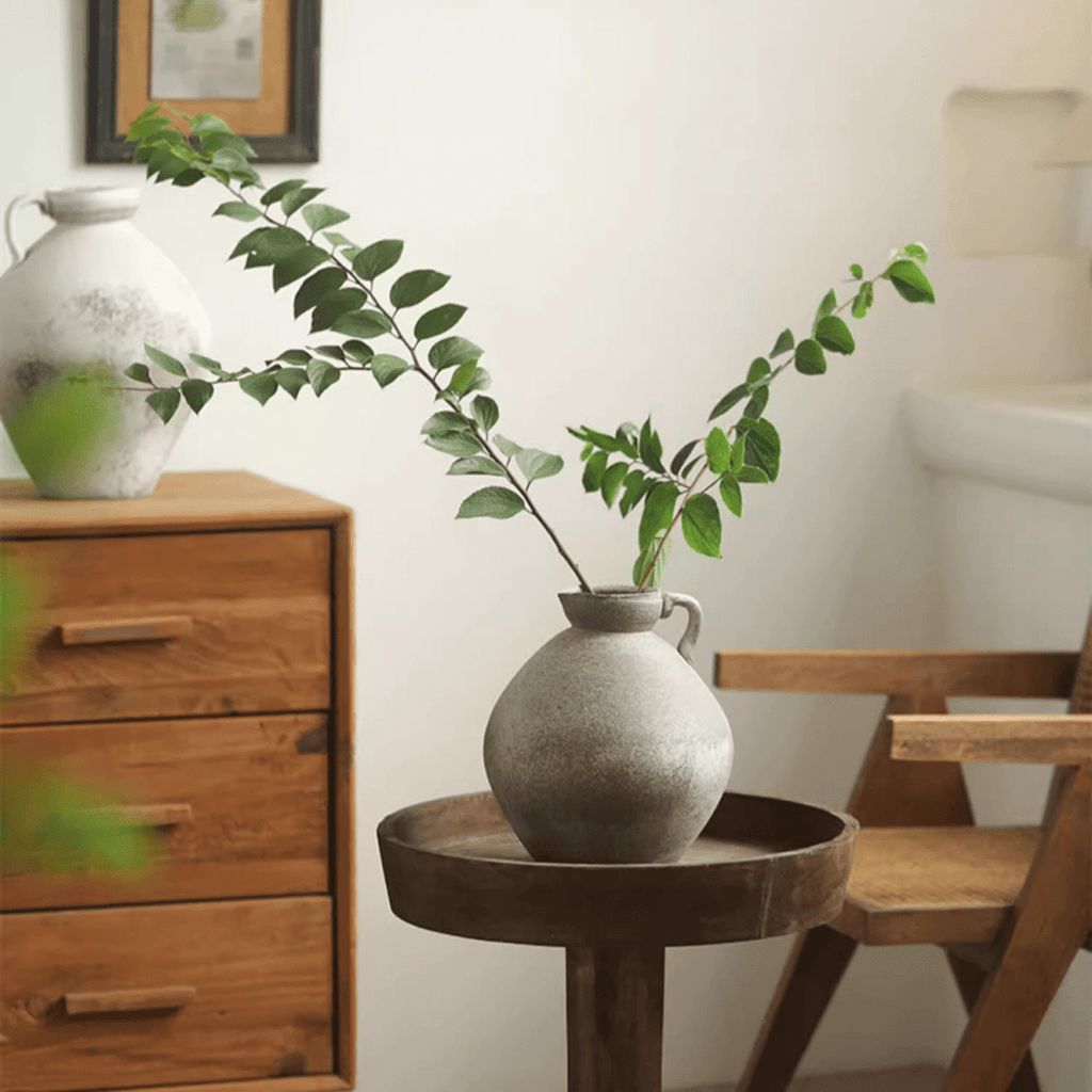 Watertight Cement Vase with Handle, view 9
