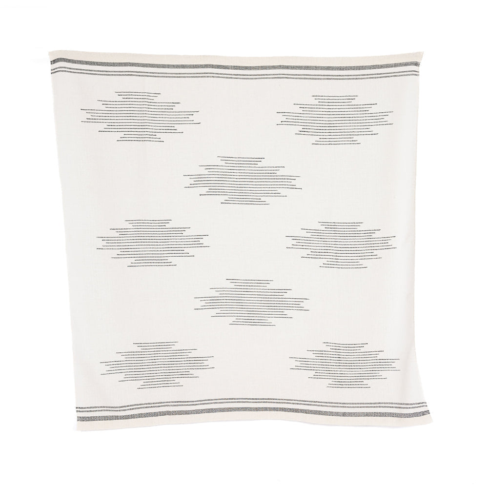 Miska Superfine Alpaca Throw, Ink and Ivory Horizon, alternate view