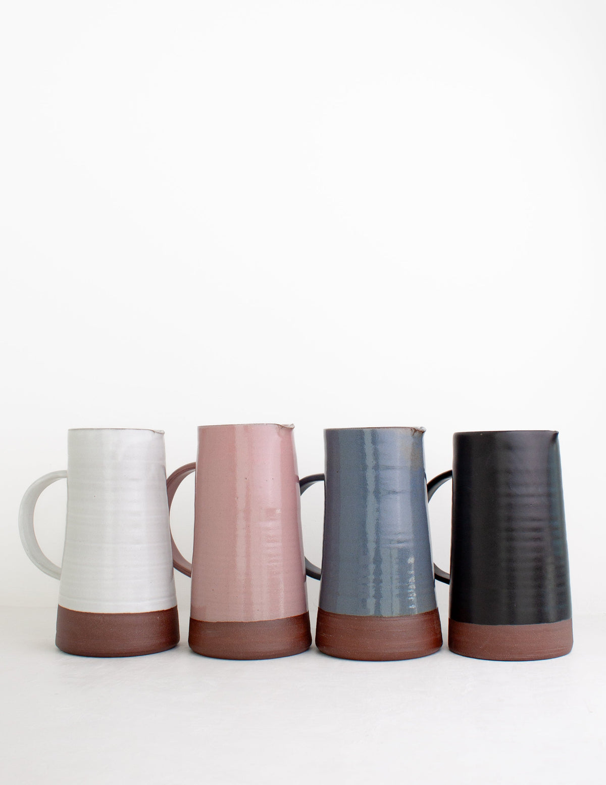 Hand-Thrown Ceramic Pitcher