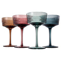 Tonal Crystal Champagne Coupes, Set of 4
