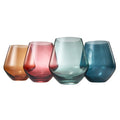 Tonal Stemless Wine Glasses, Set of 4
