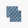 Zeenat Table Napkins, Steel Blue, Set of 2