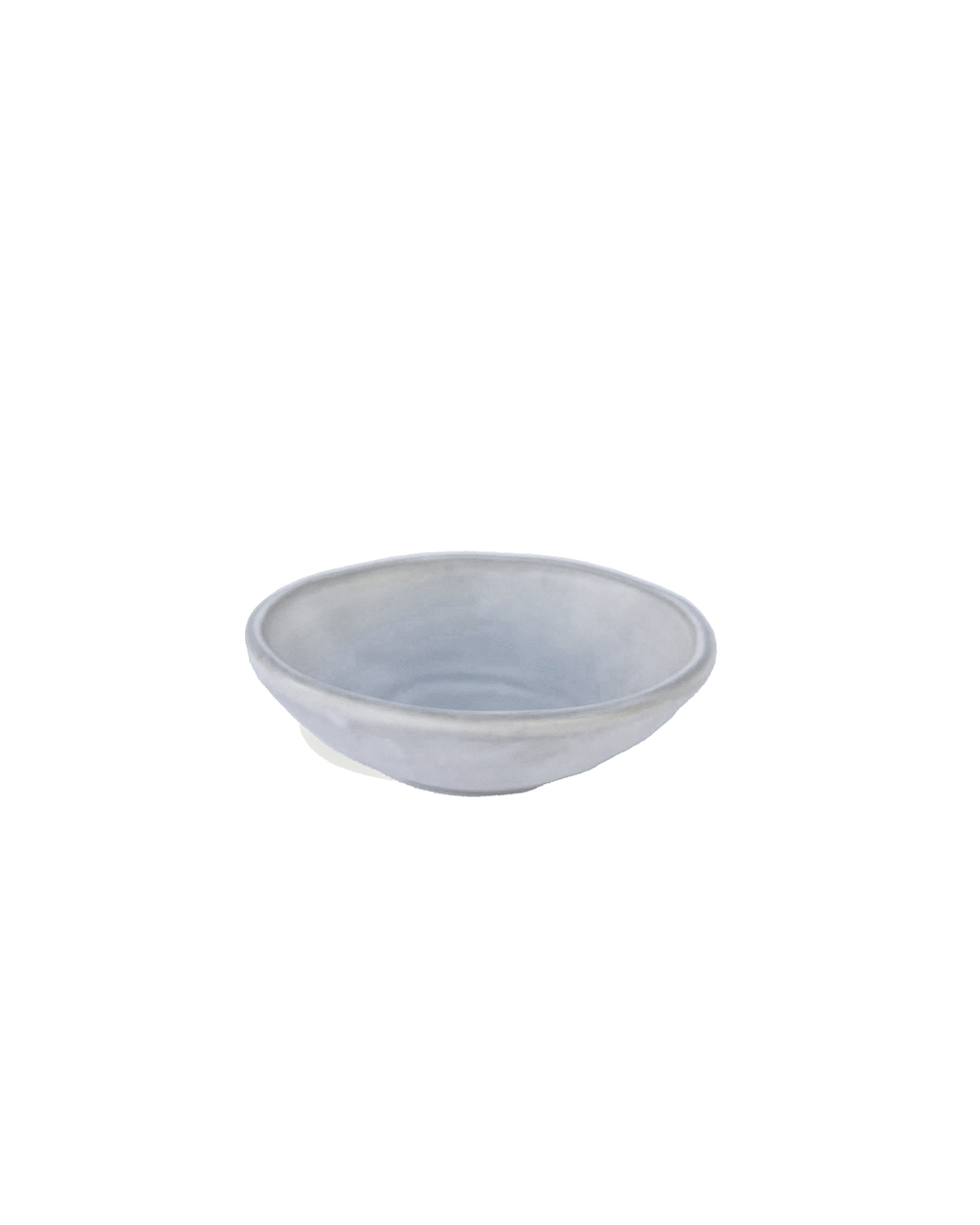 Oval Matte White Ceramic Small Bowls, Set of 4, view 6