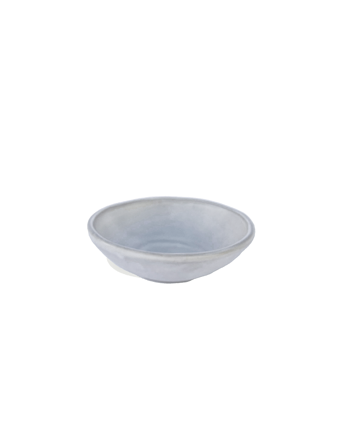 Oval Matte White Ceramic Small Bowls, Set of 4, view 6