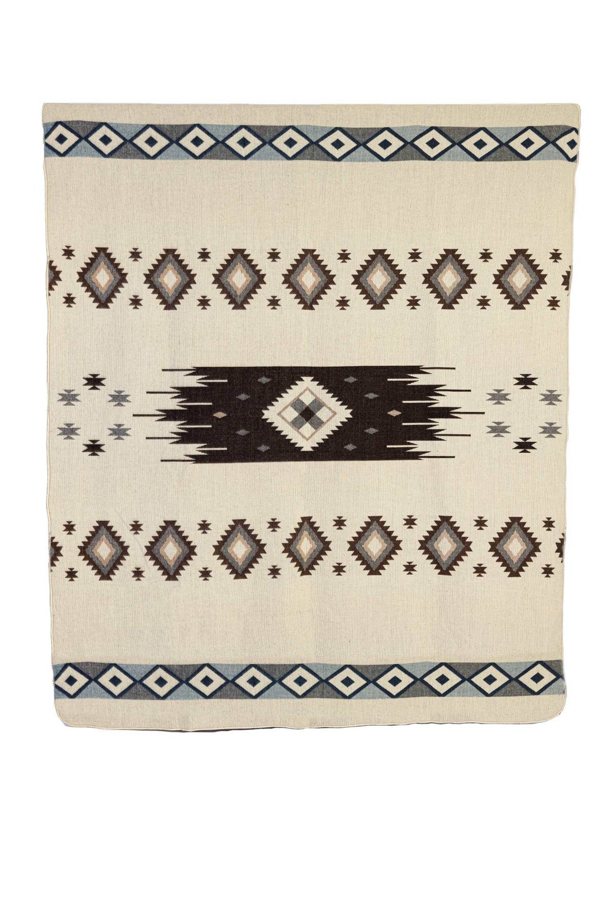 Yachana Reversible Alpaca Throw, Sunset Diamond, another angle