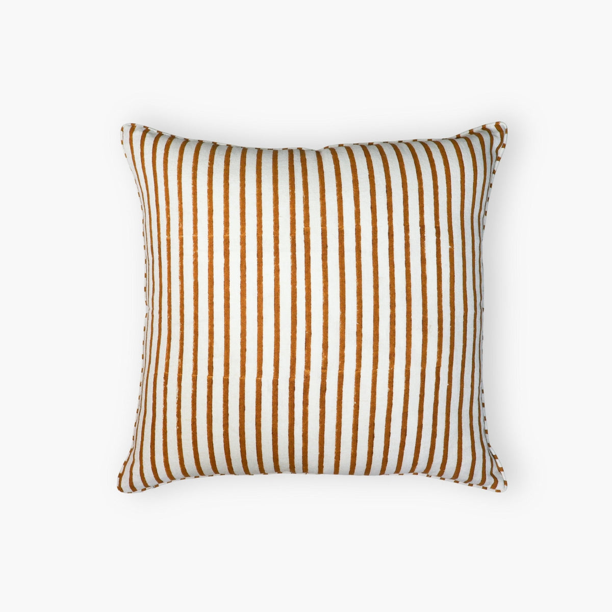 Bahaar Throw Pillow Cover, Ginger and Blue, view 5