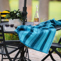 Nawi Alpaca Throw, Lustrous Blue