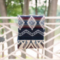 Yachana Reversible Alpaca Throw, Brown Red Wave