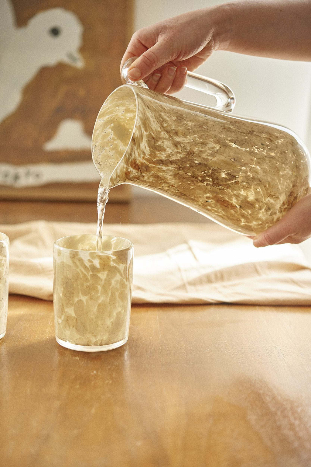 Hand-Blown Glass Tumbler