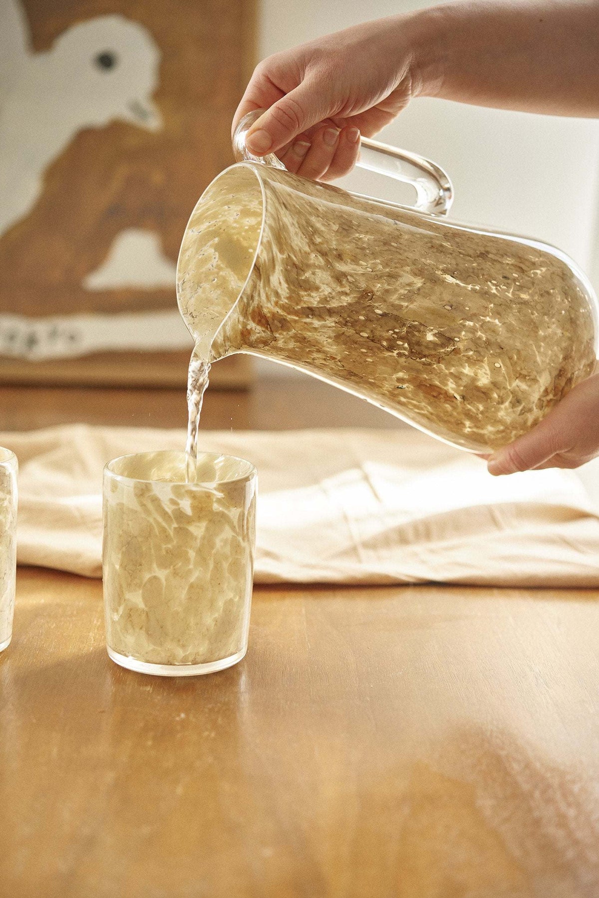 Hand-Blown Glass Tumbler