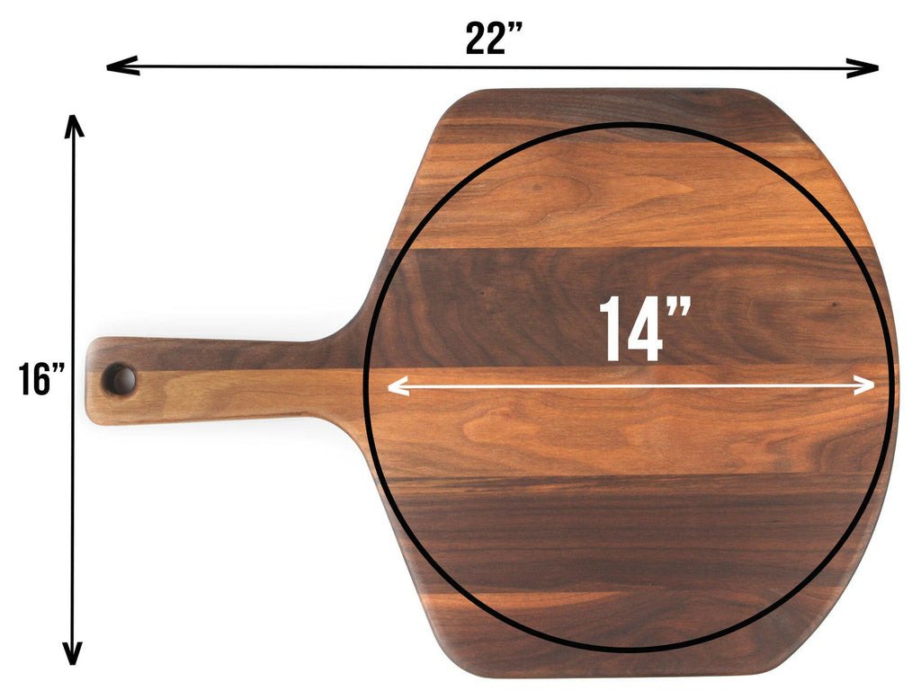 Walnut Pizza Peel, 22 x 16 in, view 6