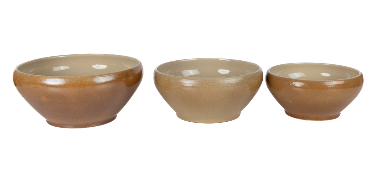 Vintage French Stoneware Bowls, view 6