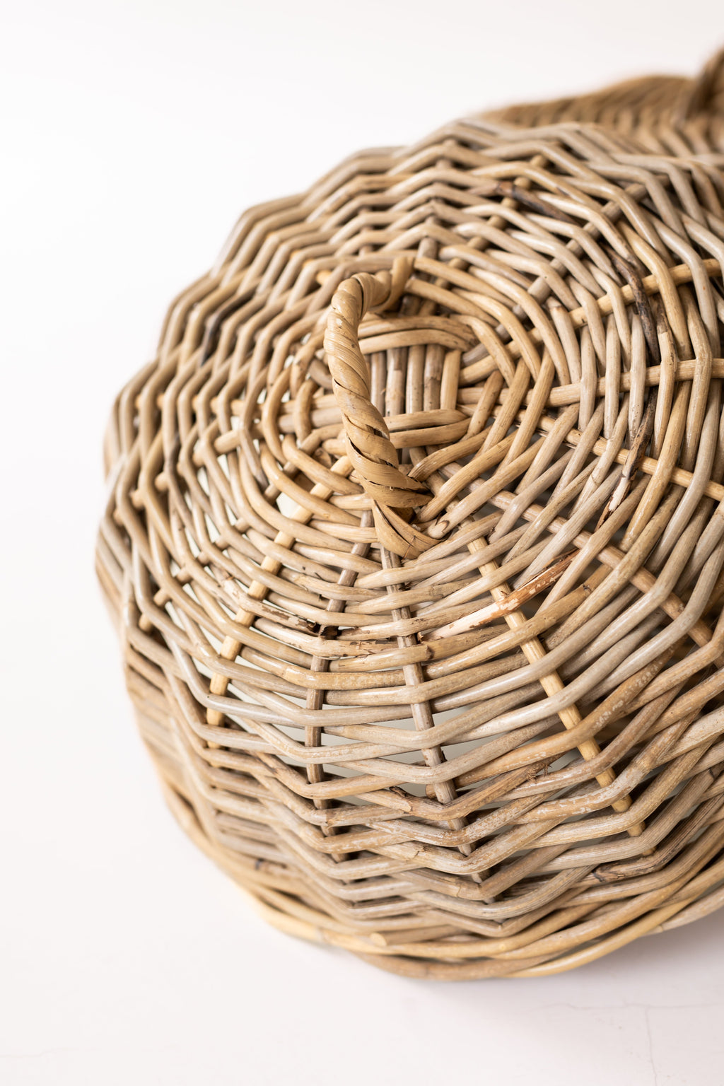 Rattan Cloche Dome Food Cover, view 9