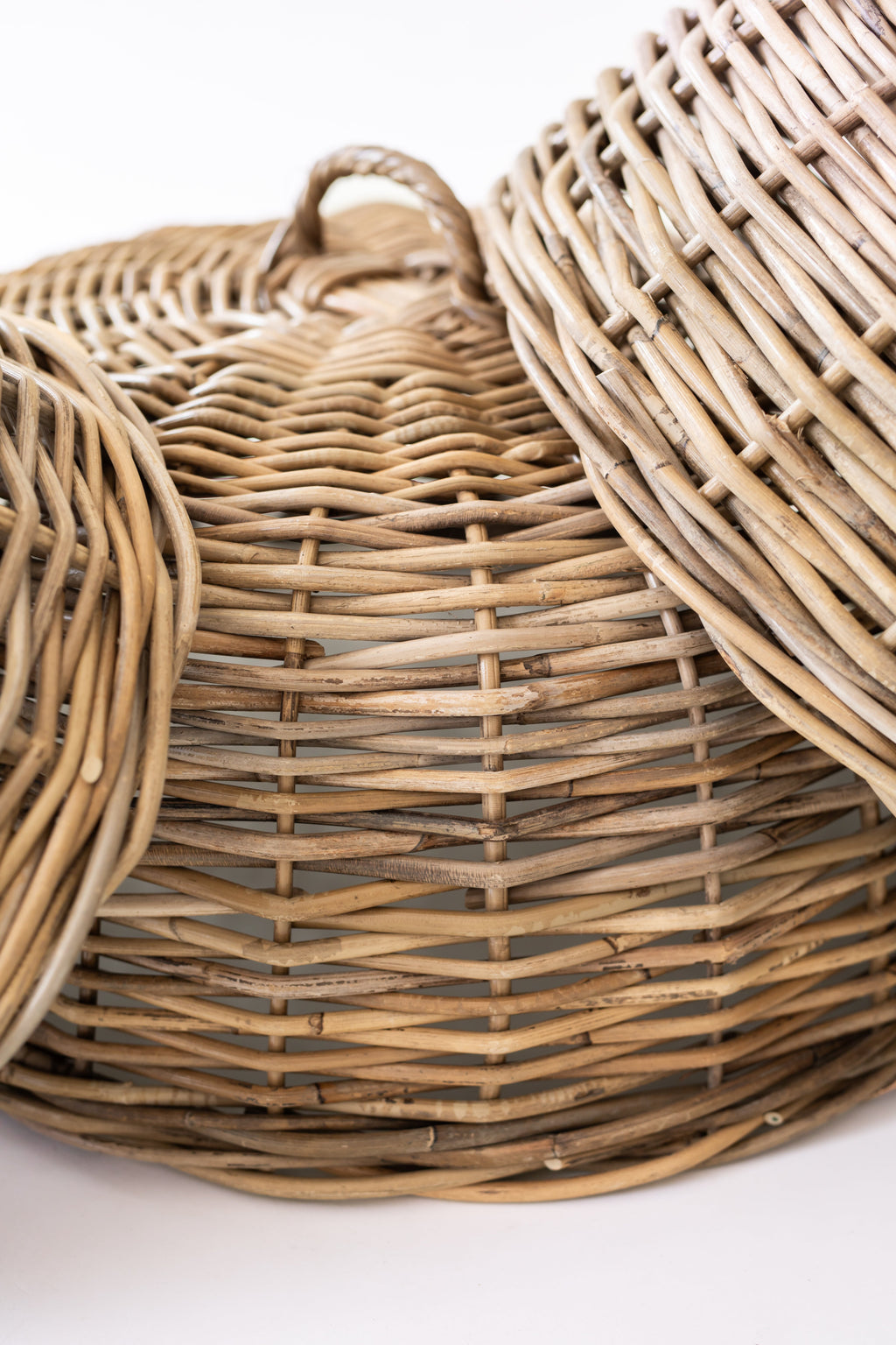 Rattan Cloche Dome Food Cover, view 8