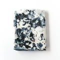 Hand-Painted Grey Marble Linen Tablecloth