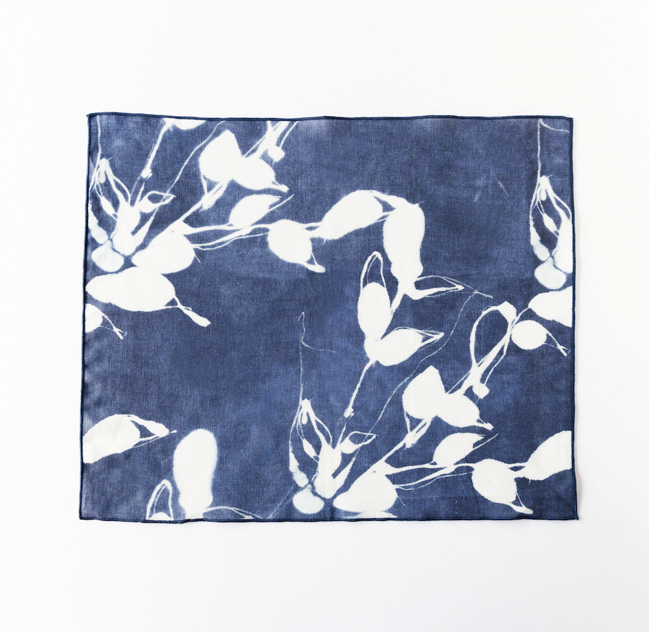 Porto Print Indigo Linen Placemat
