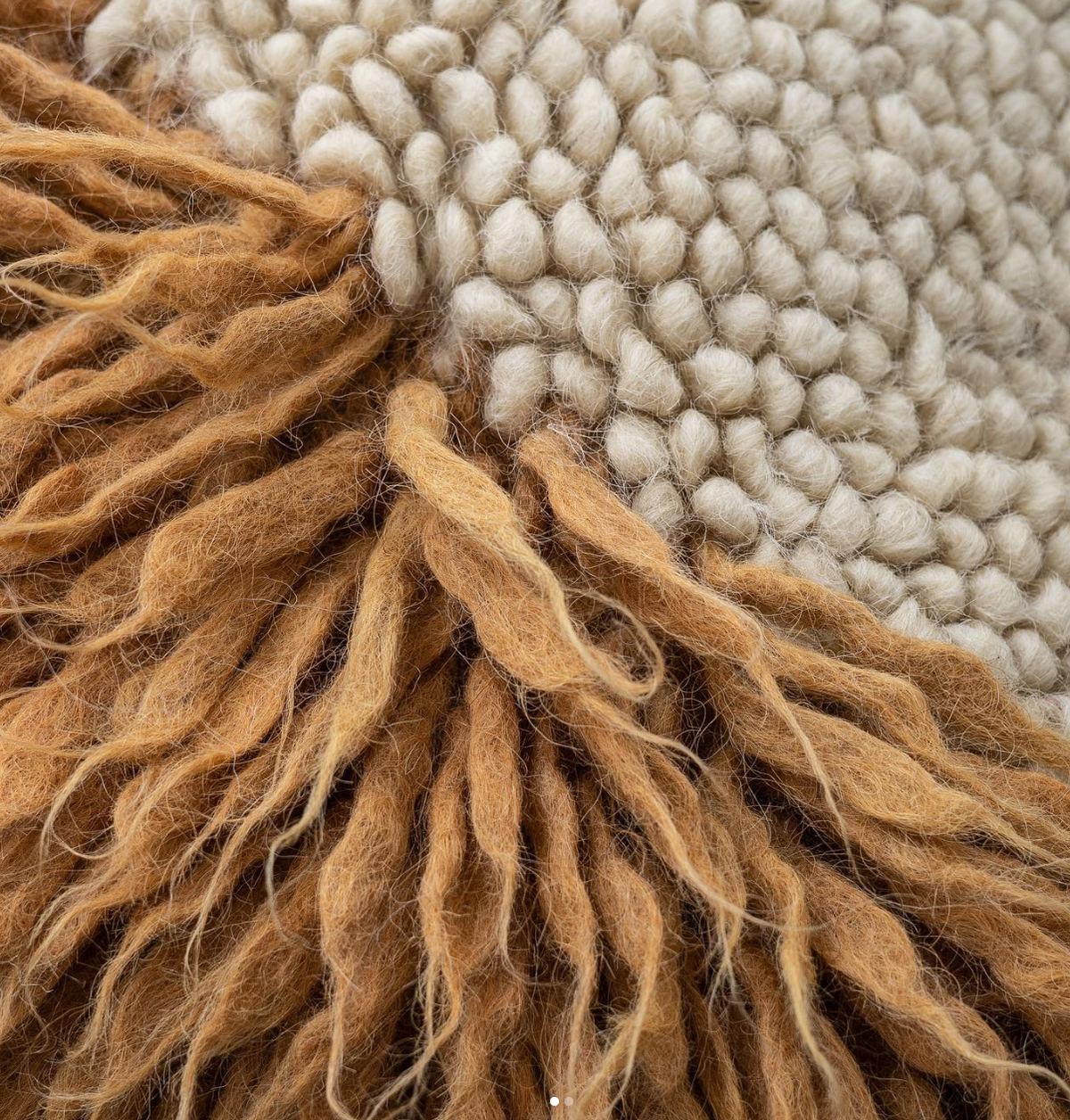 Handwoven Wool Pillow, Forest Moss, view 7