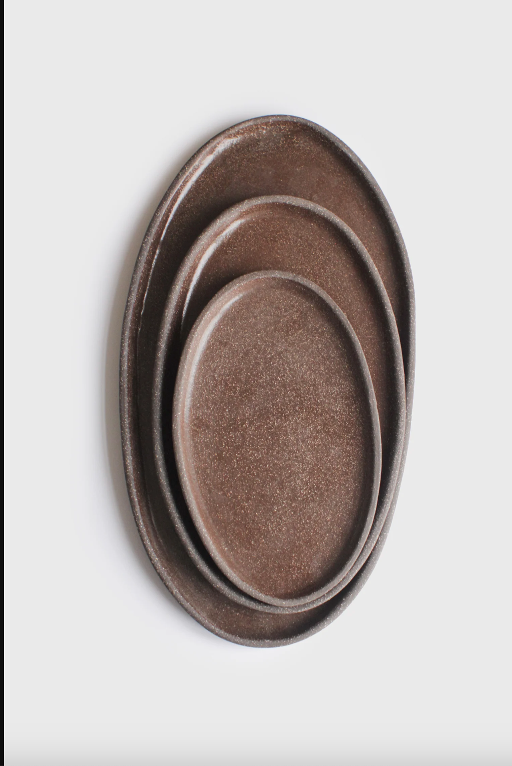 Pumpernickel Oval Serving Platter, another angle