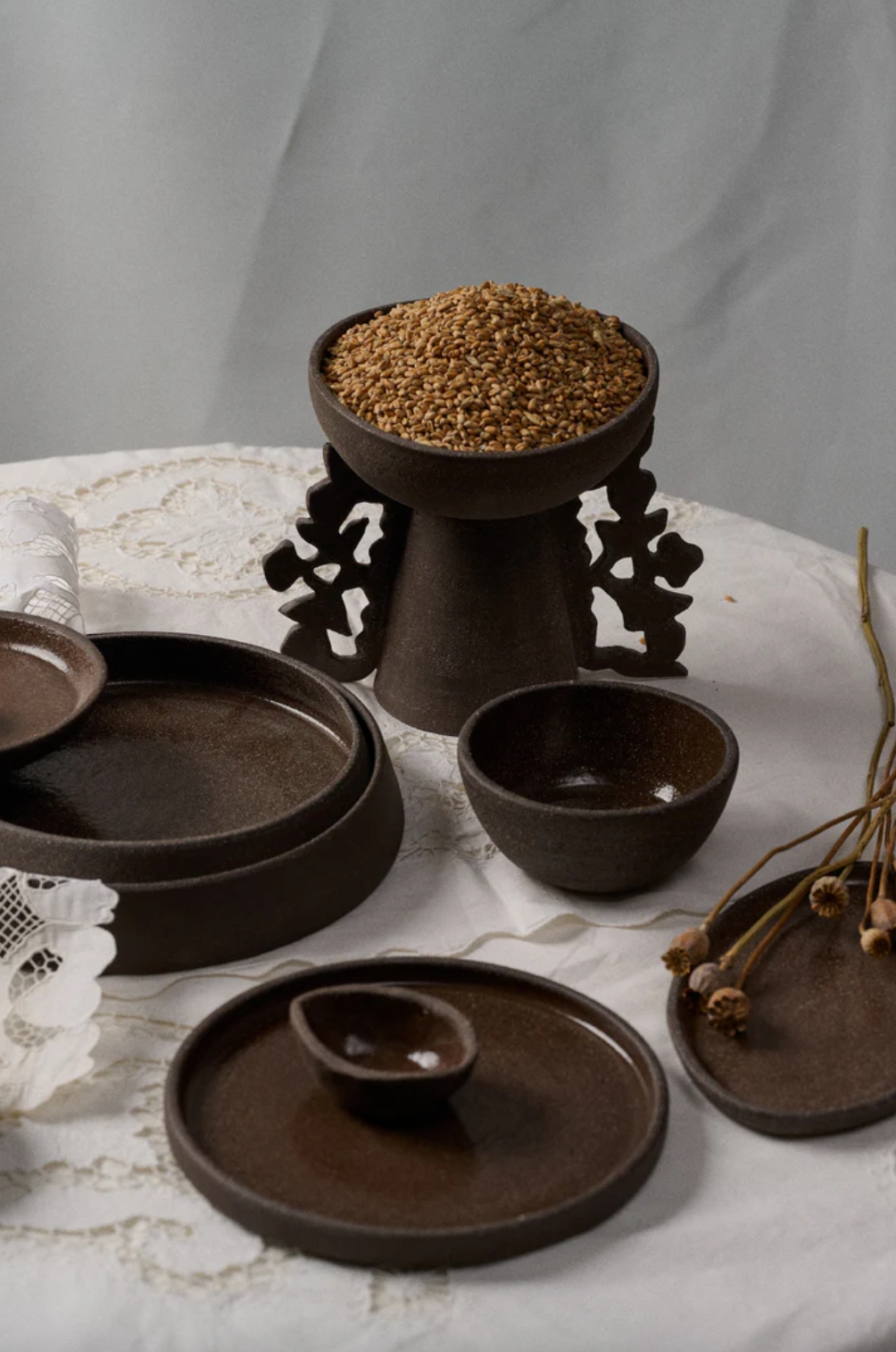 Pumpernickel Oval Serving Platter, view 6