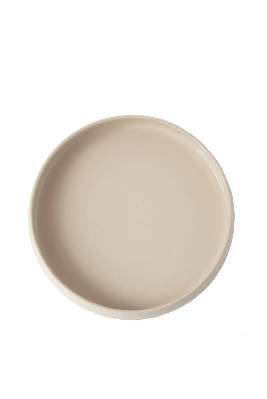 Exposed Clay Dinner Plate, High Sides, view 5
