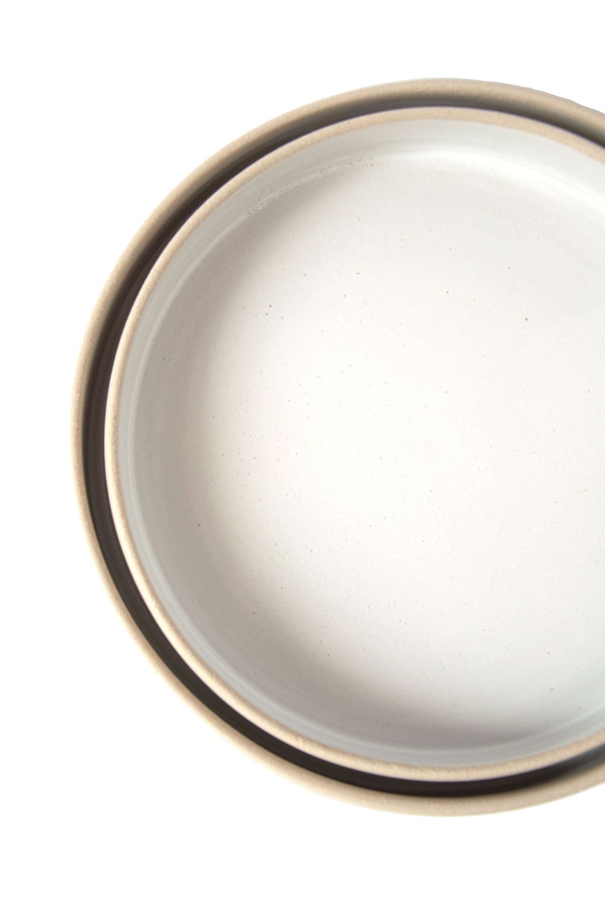 Exposed Clay Dinner Plates, High Sides, Raw Rim, view 5