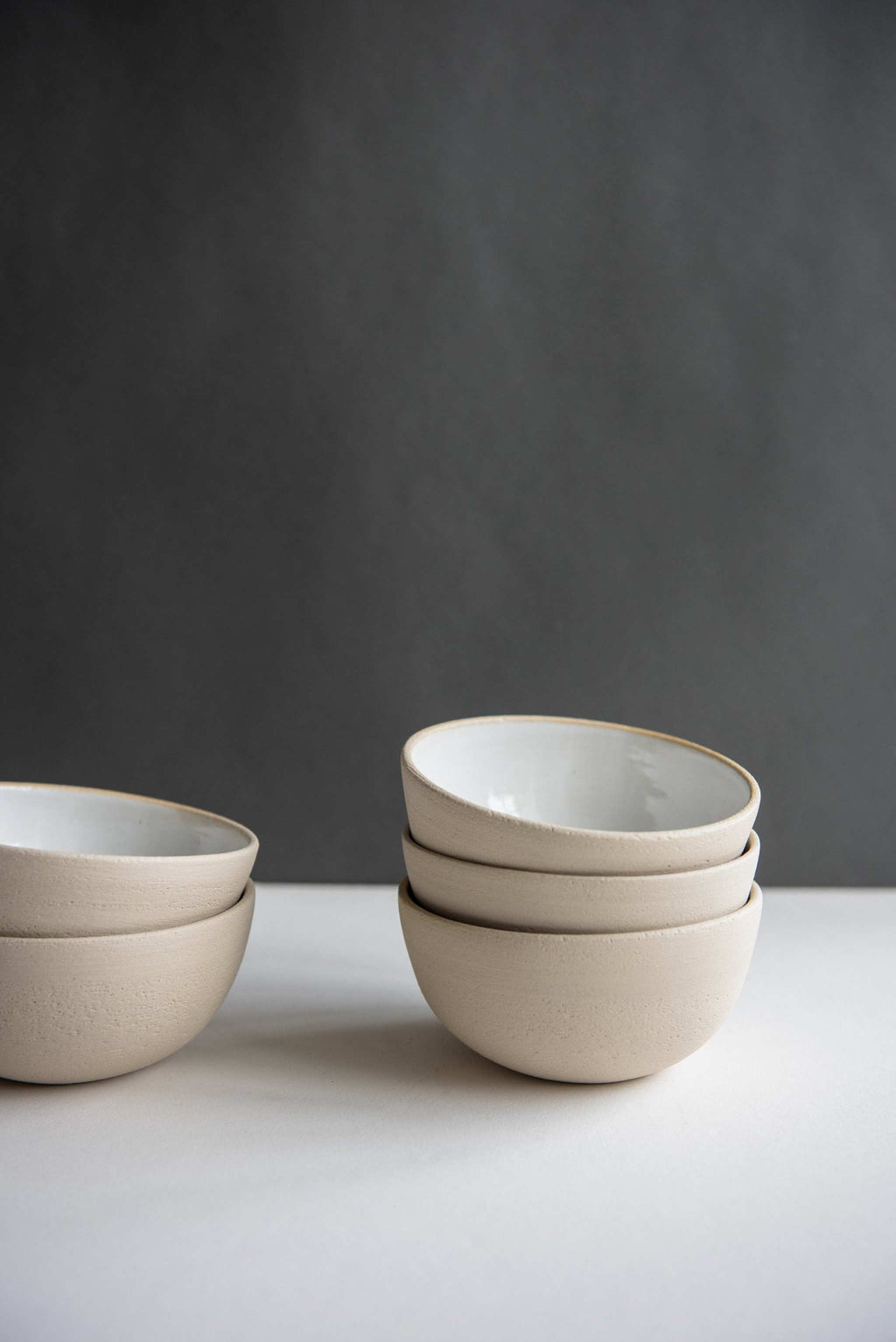 Exposed Clay Stoneware Small Bowl, alternate view