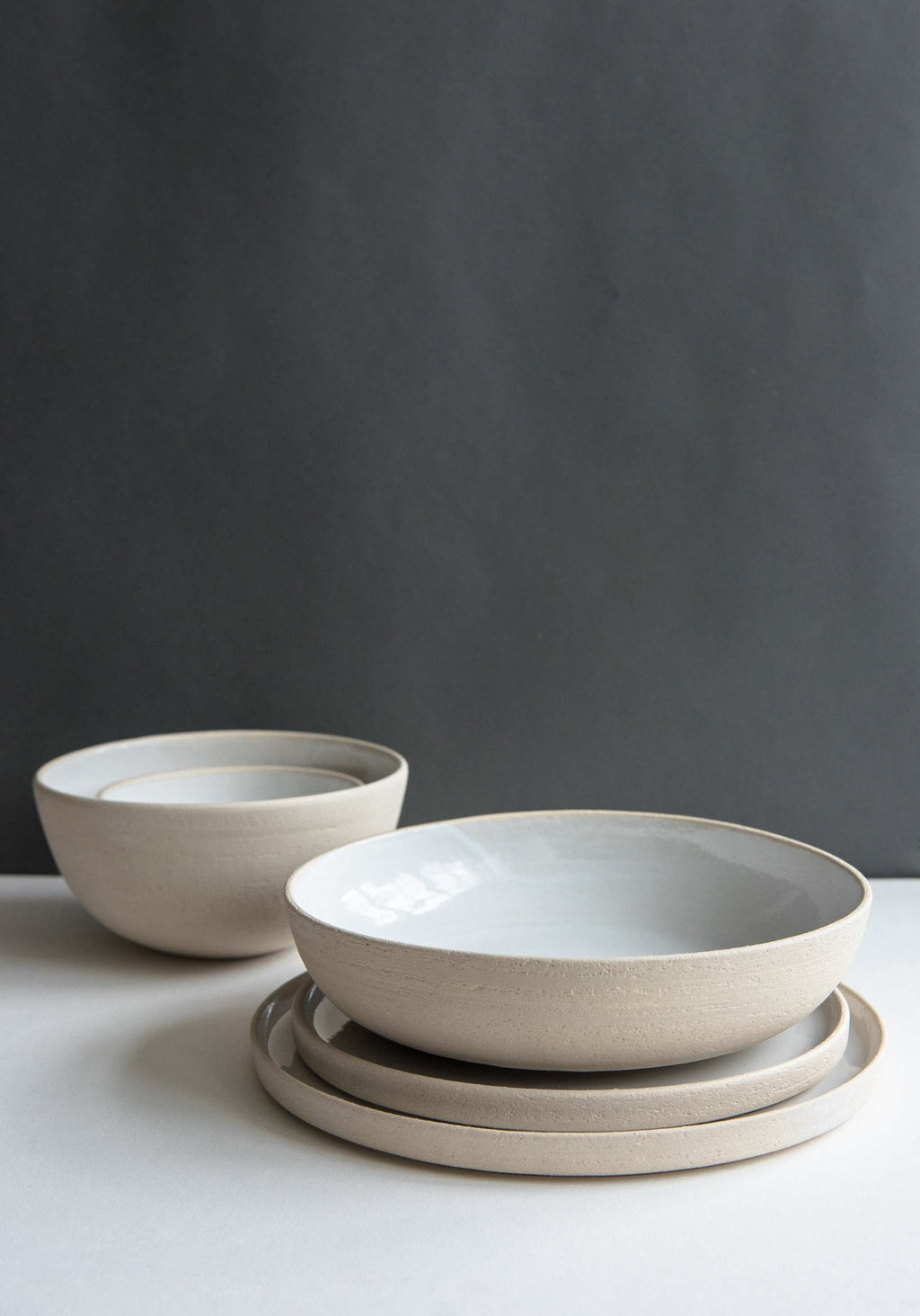 Exposed Clay Stoneware Plates, view 5