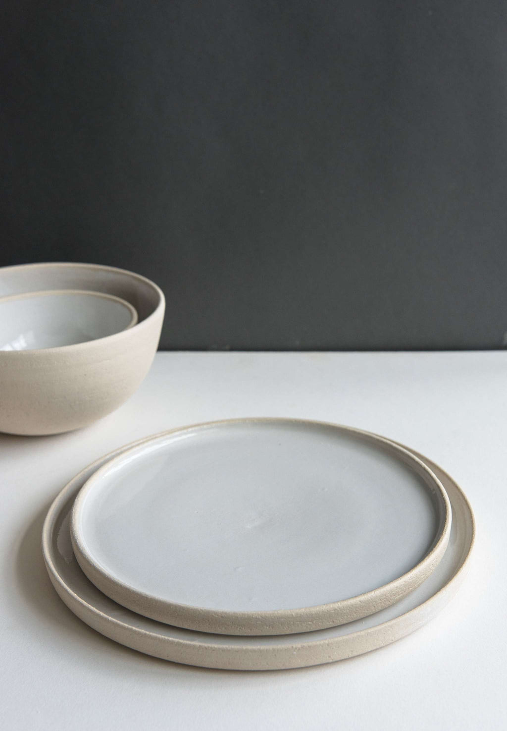 Exposed Clay Stoneware Plates, view 6
