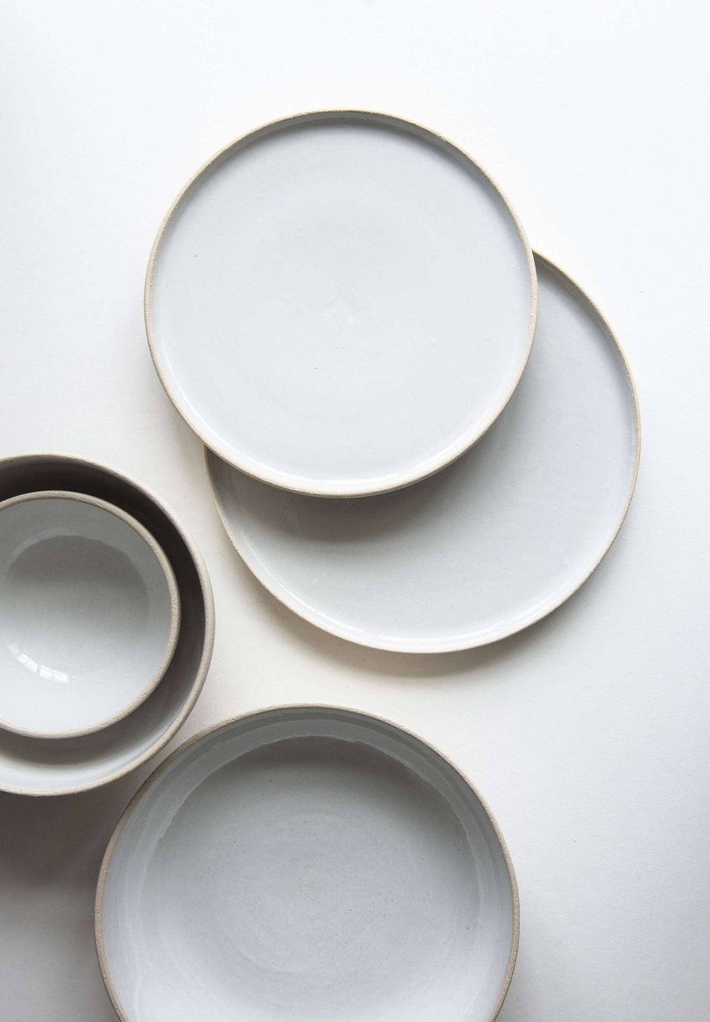 Exposed Clay Stoneware Plates, view 7