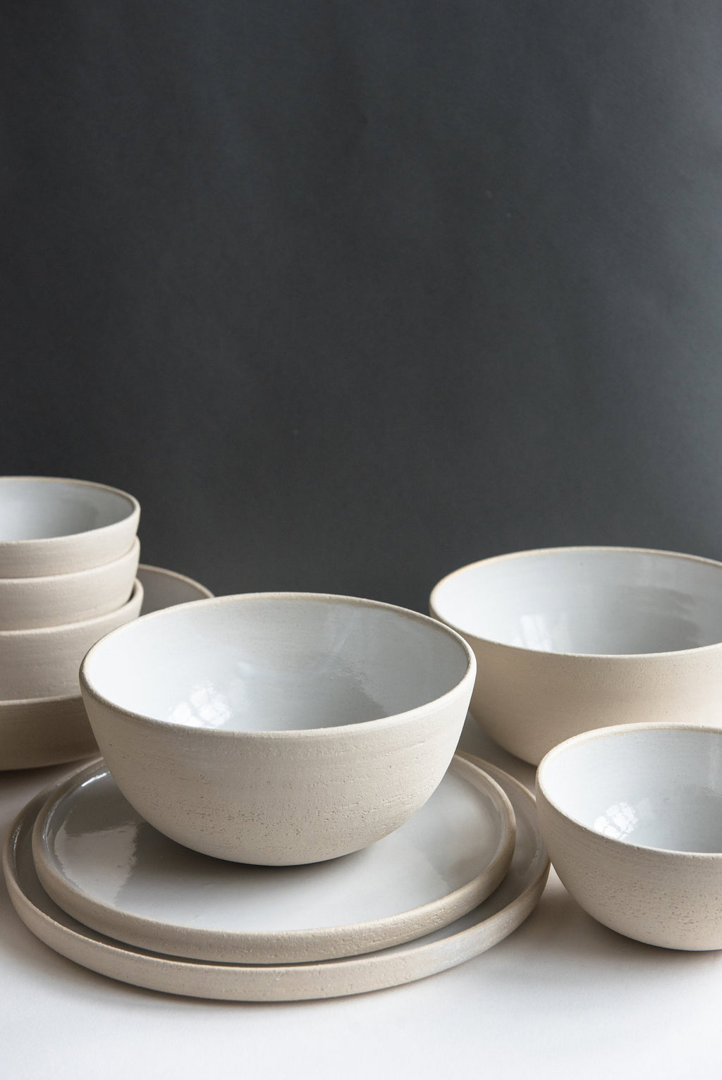 Exposed Clay Stoneware Dinner Set