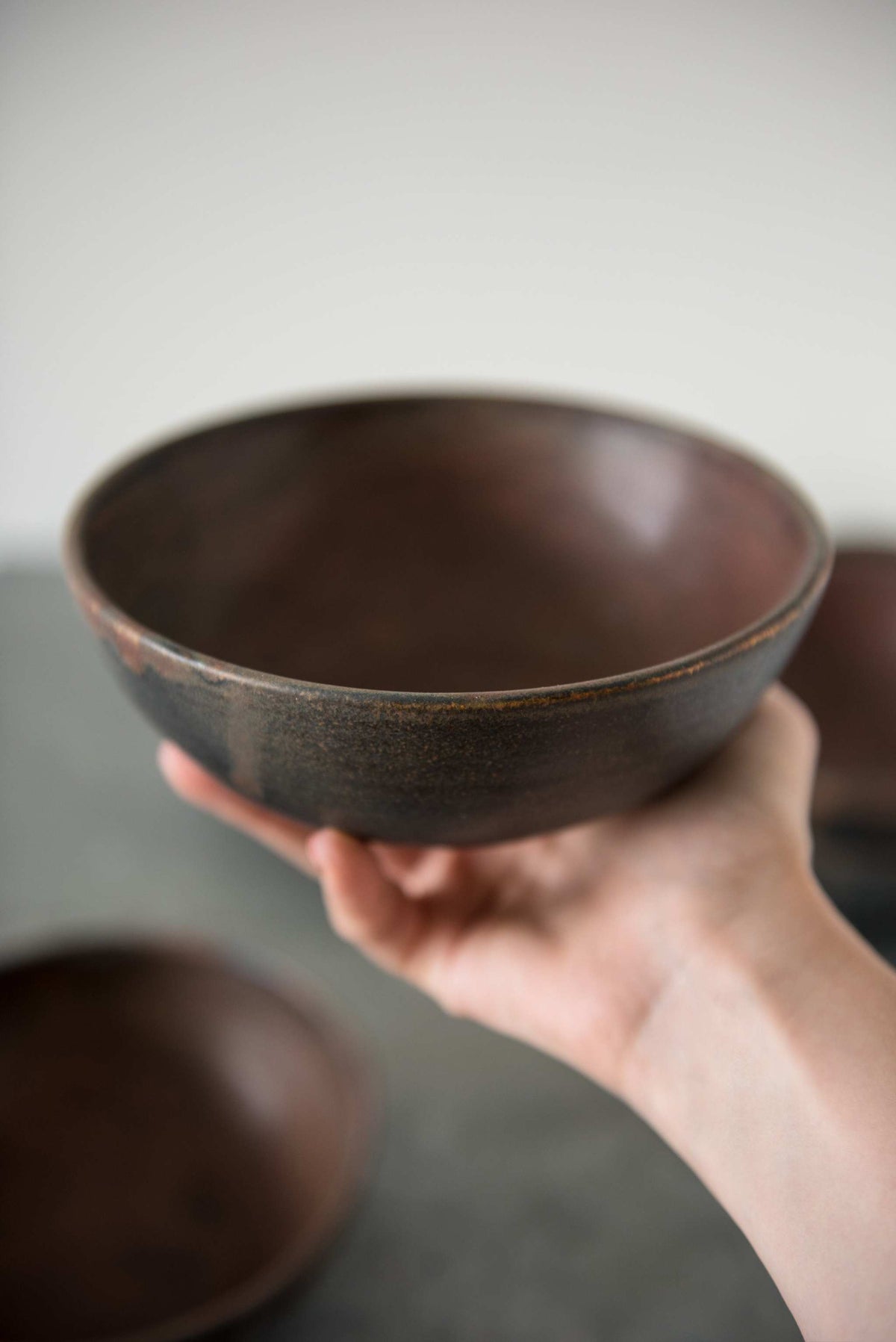Rust Stoneware Soup Bowl, view 6