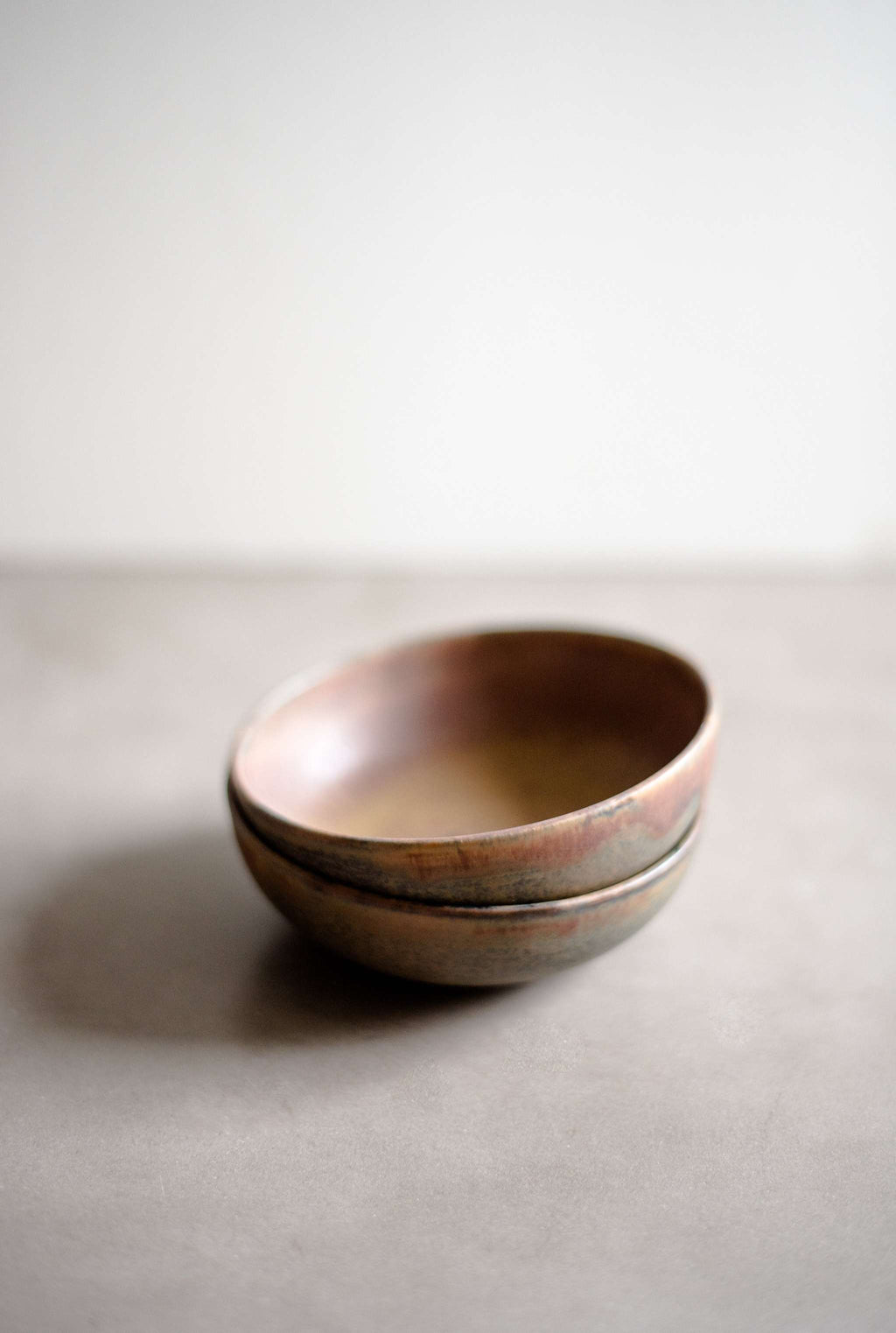 Rust Stoneware Mini Bowl, detail view