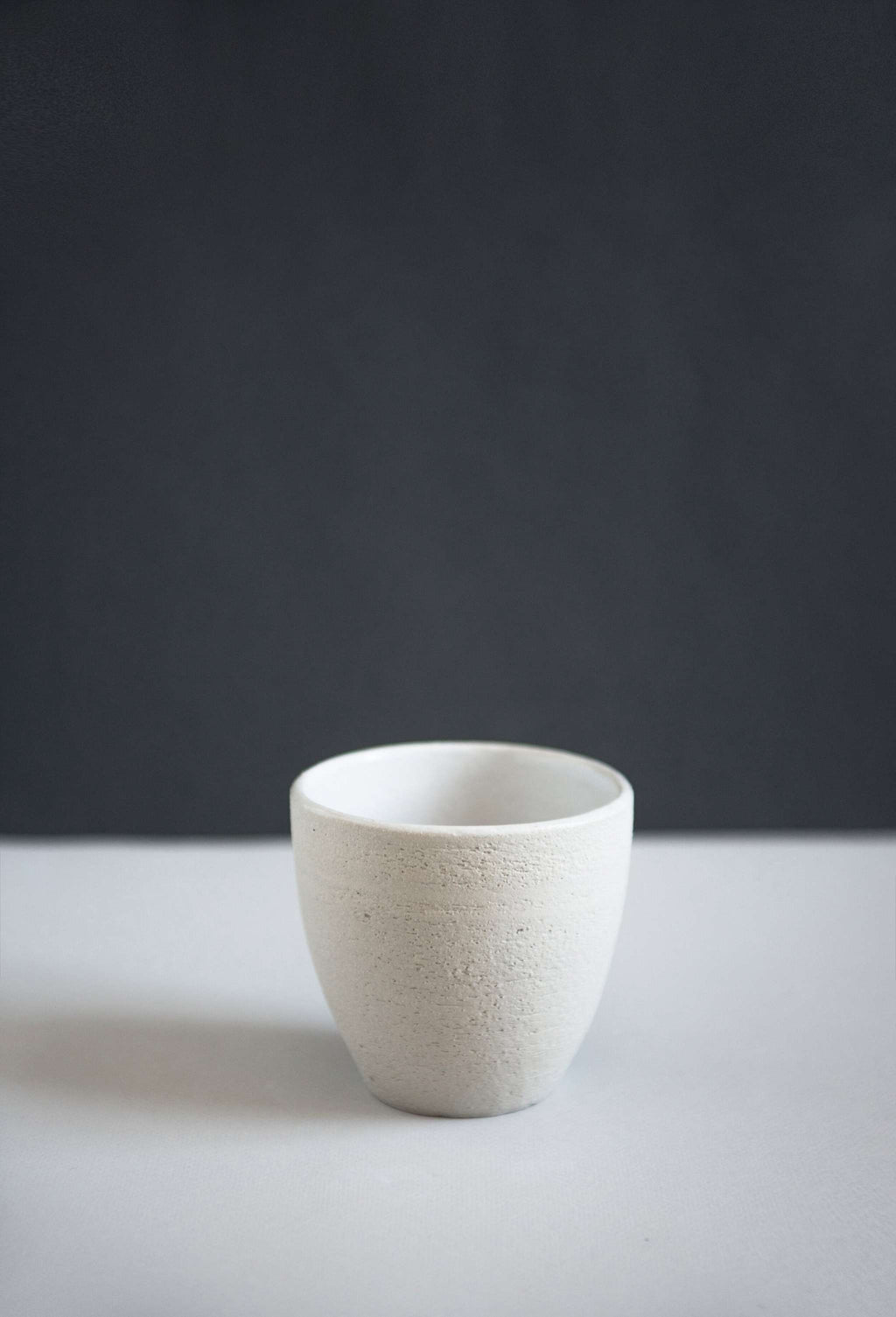 Exposed Clay Stoneware Coffee Cup, alternate view