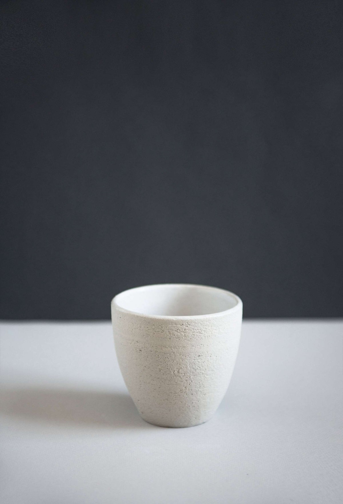 Exposed Clay Stoneware Coffee Cup, alternate view