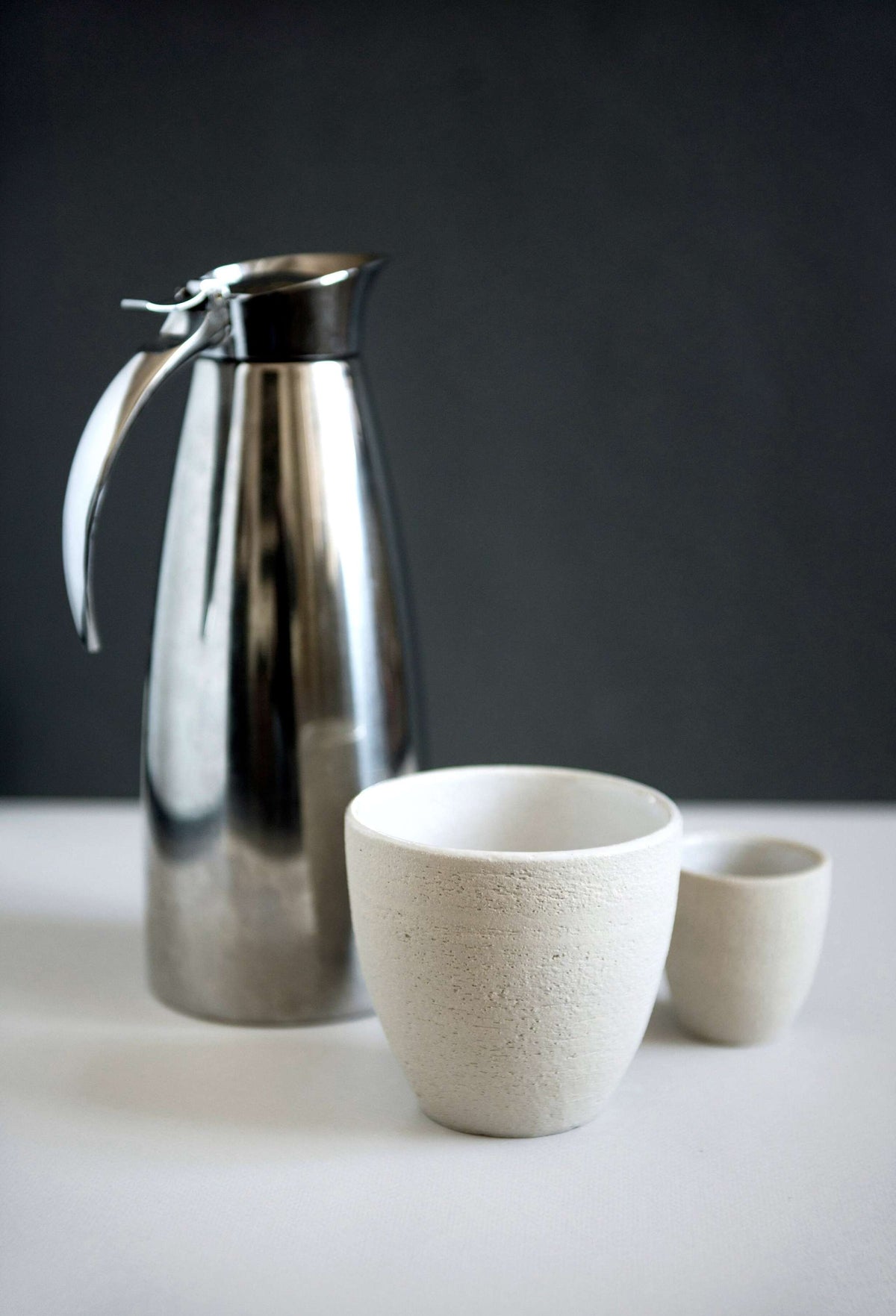 Exposed Clay Stoneware Coffee Cup, view 5