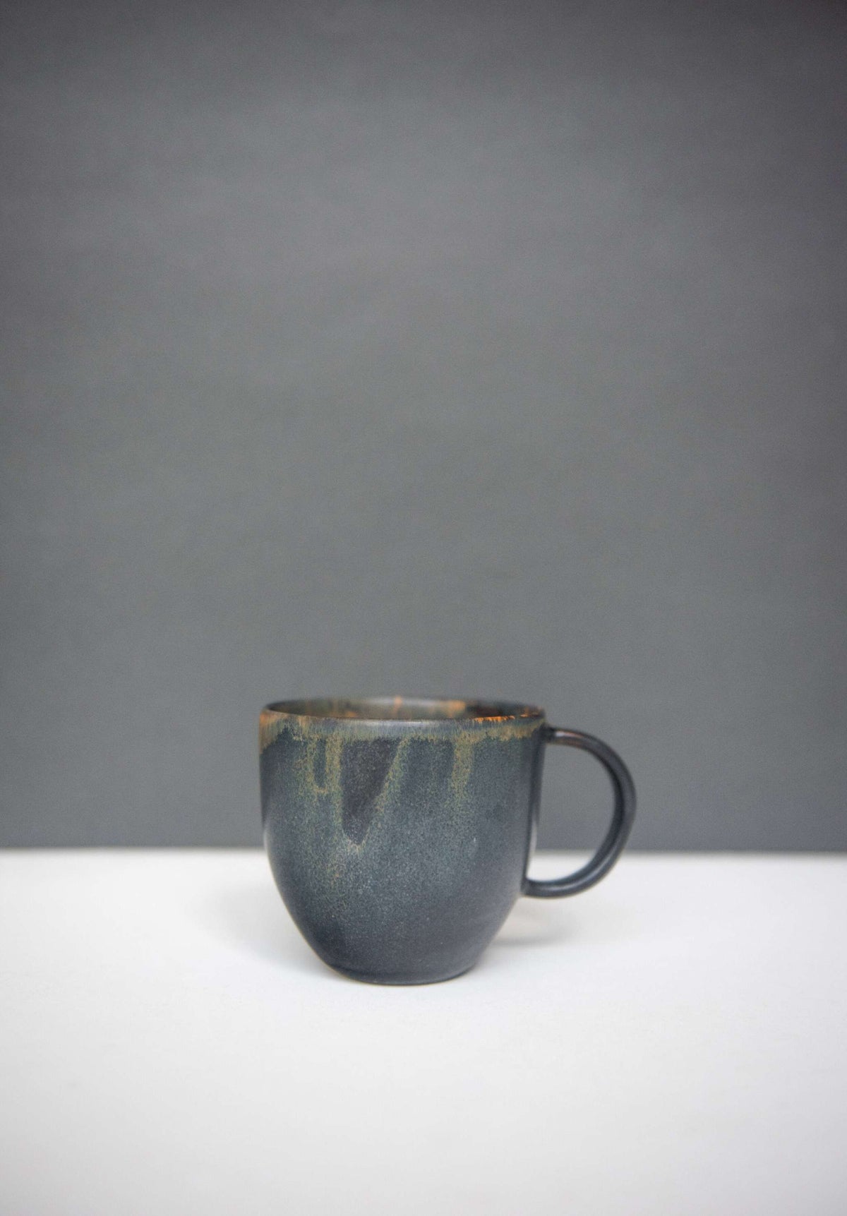 Rust Stoneware Coffee Mug, alternate view