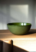 Handmade Porcelain Bowl, Sage Green