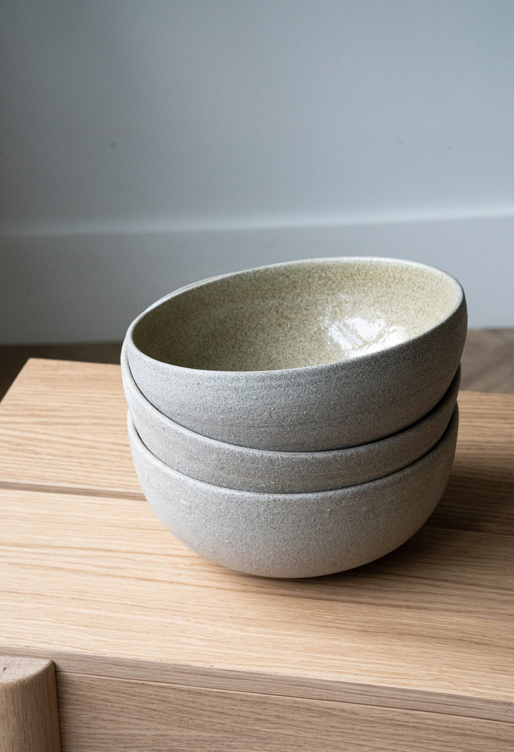 Concrete Stoneware Ramen Bowl, another angle